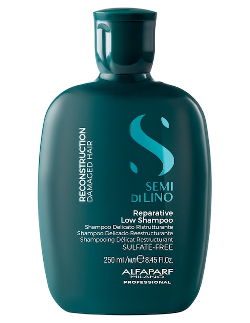 Shampoo reparador para cabello Delicado Reestructurante Semi Di Lino