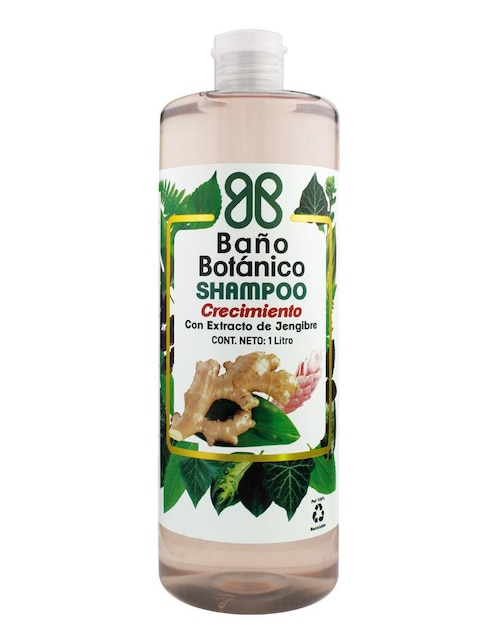 Shampoo para cabello Baño Botánico Crecimiento Ziloé Extracto de Jengibre