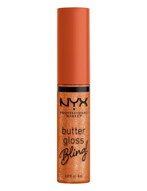 NYX BUTTER GLOSS BLING,NARANJA