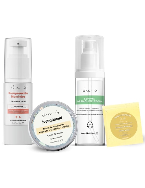Tratamiento facial y corporal reparador She Is Skincare