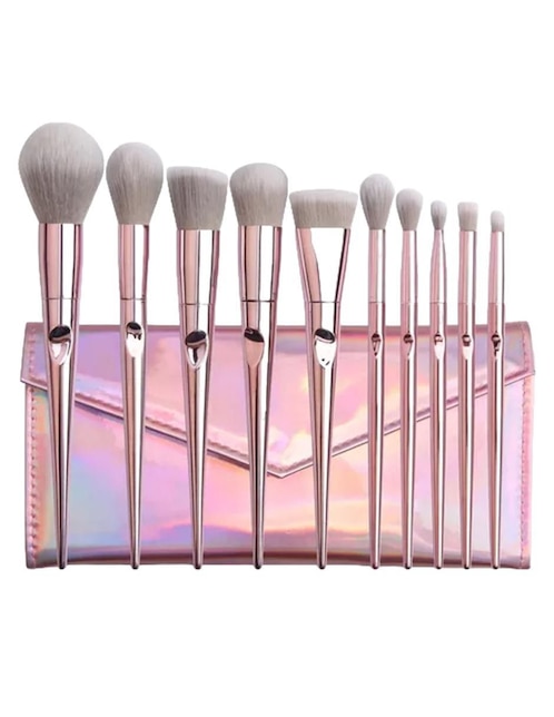 Set de brochas Likëpink Glamour Glow