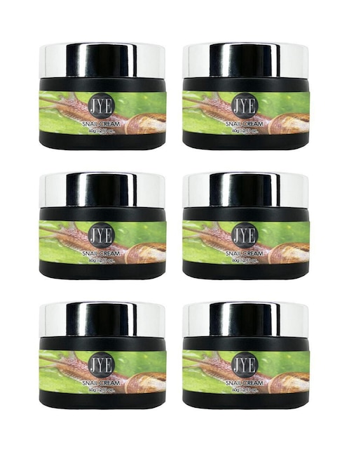 Set de crema para rostro y cuerpo recomendada para hidratar de día y noche Baba de Caracol JYE para todo tipo piel