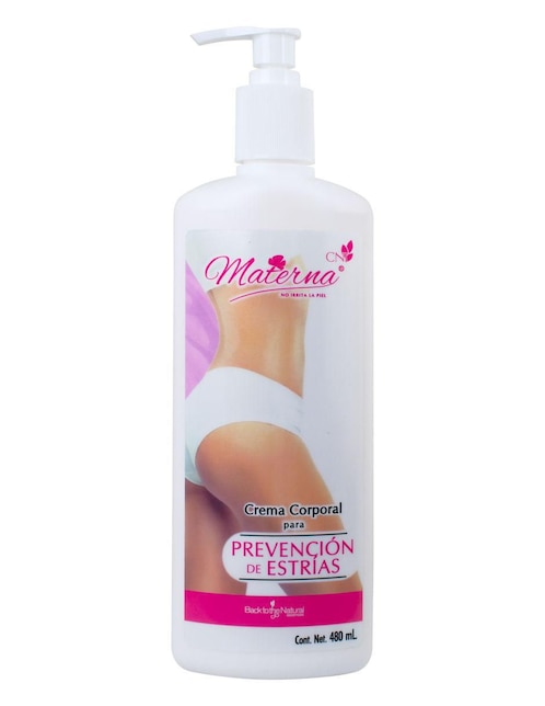 Crema para cuerpo recomendada para prevenir la aparición de estrías día y noche Materna para todo tipo piel