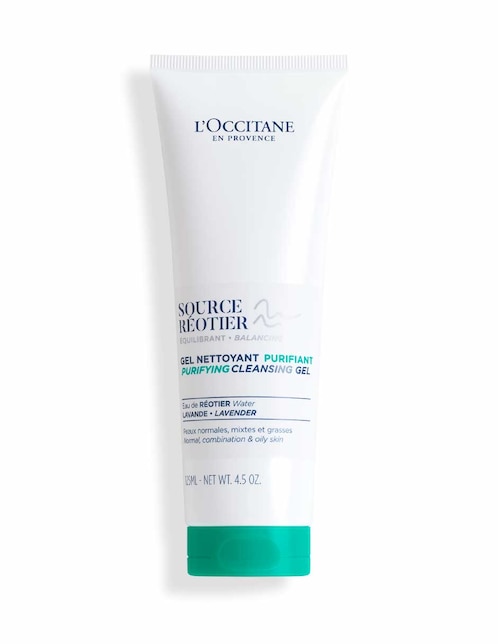 Limpiador facial Locc gel limpiador purfificante reotier 125 ml para purificar 1