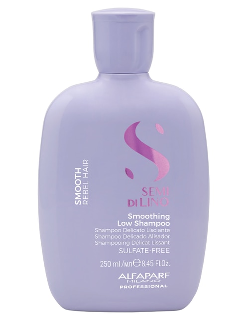 Shampoo anti frizz para cabello crespo Delicado Smoothing Low Semi Di Lino
