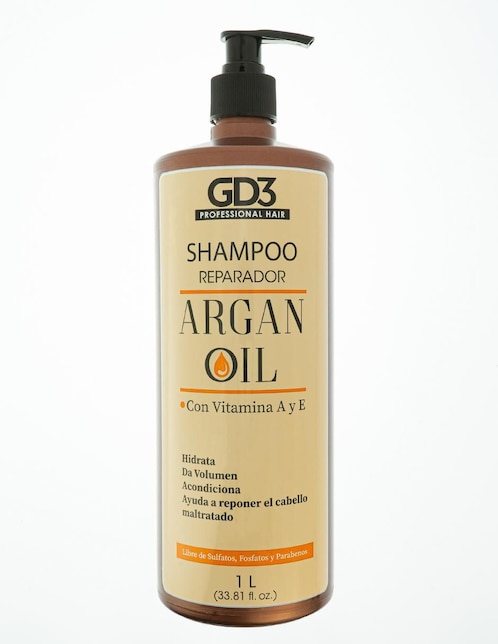 Imagen de producto Shampoo reparador para cabello GD3 Argán