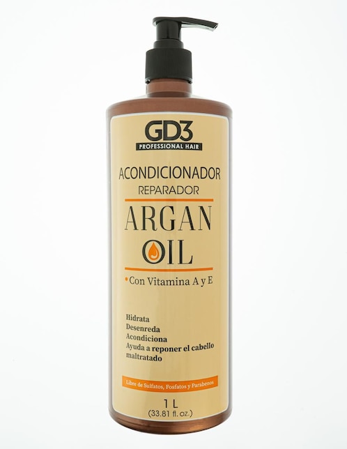 Imagen de producto Acondicionador para cabello Reparador con Aceite de Argán Gd3 1 l
