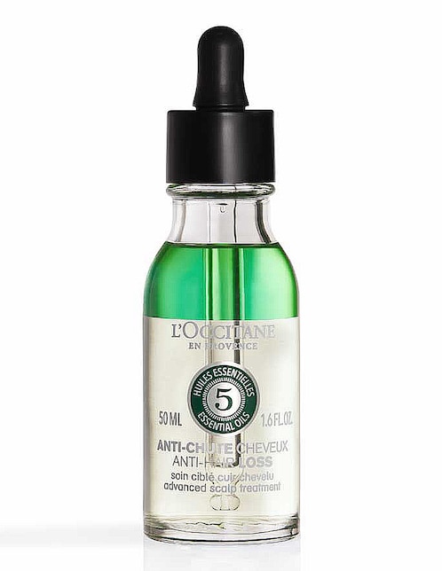 Sérum anticaída para cabello Loccitane de piel cuero cabelludo