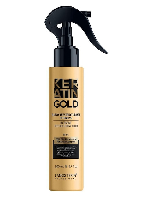 Imagen de producto Sérum fortalecedor para cabello Keratin Gold Fluido Gd3 todo tipo piel