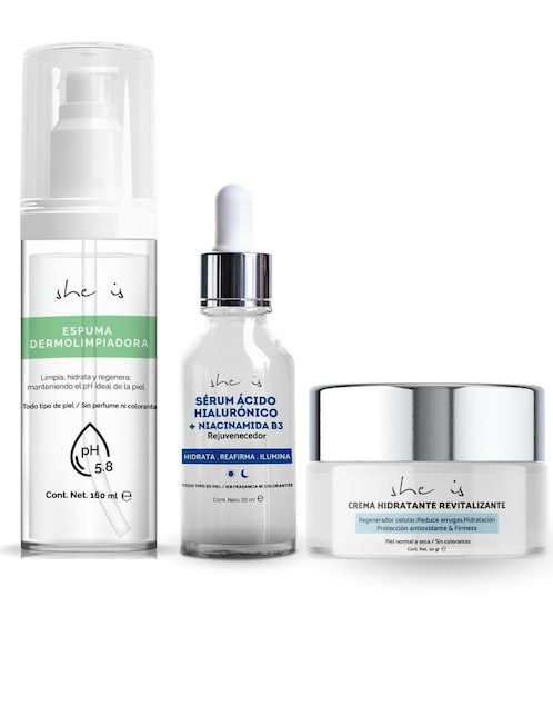 Tratamiento facial antiedad She Is Skincare
