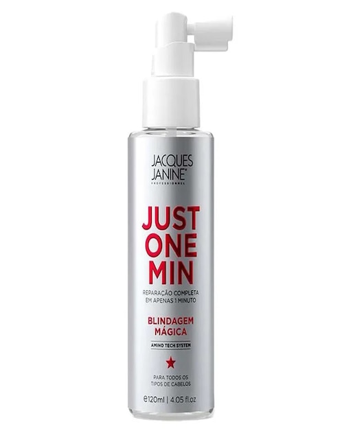 Imagen de producto Spray para cabello todo tipo protector térmico sin enjuague Jacques Janine Just One Minute 120 ml