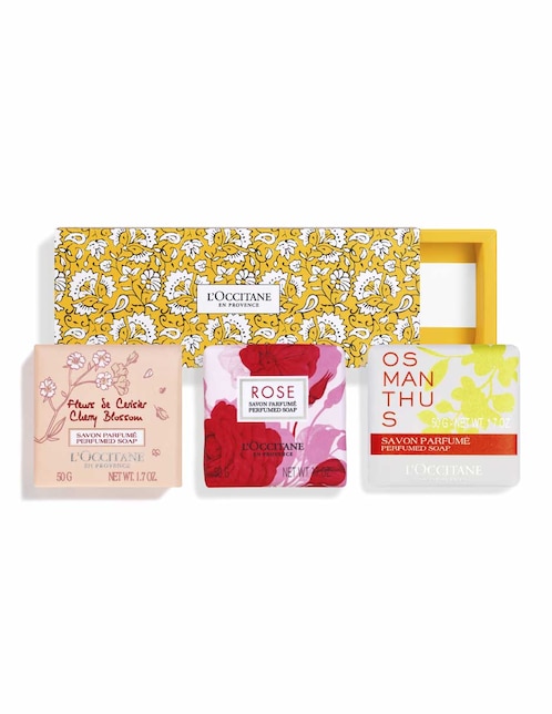 Set jabones corporales Navidad: Florales L'Occitane