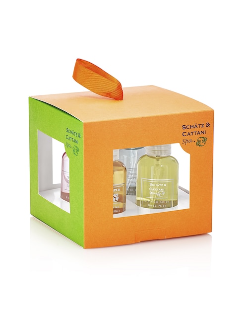 Set bath & body para revitalizar Schatz & Cattani Spa Navidad 4 piezas