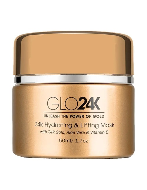 Crema facial recomendada para prevenir signos de la edad de día y noche Glo24K para todo tipo piel