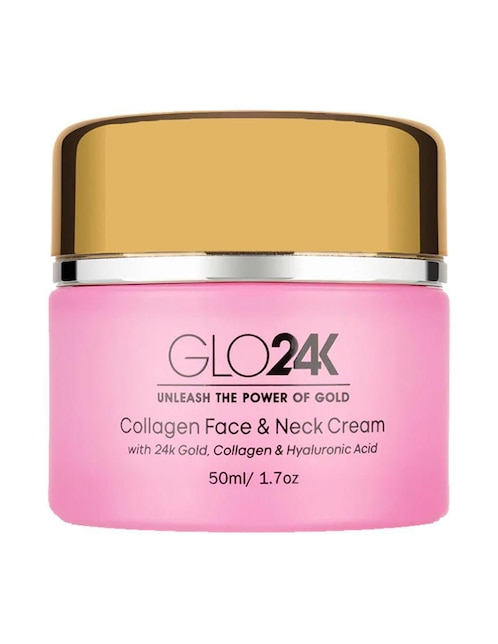 Crema para rostro y cuerpo recomendada para prevenir signos de la edad día y noche Glo24K para todo tipo piel