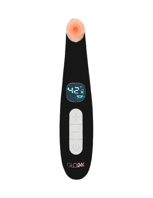 Masajeador para contorno de ojos Glo24K Con Terápia De Luz LED