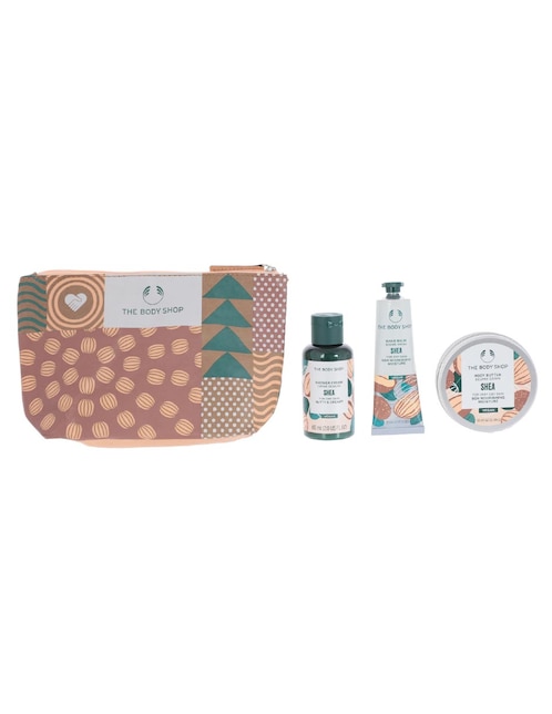 Set bath & body para suavizar The Body Shop Shea 4 piezas