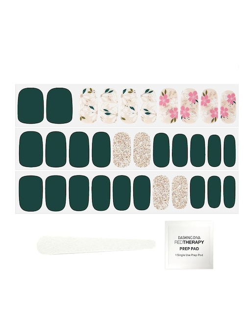 DASHING DIVA Kit stickers de gel para uñas Dashing Diva Gloss Magnolia Vine