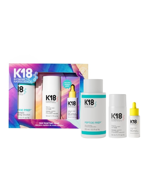 Kit capilar Next-Level Hair para todo tipo 3 piezas Kit capilar Next-Level Hair para todo tipo 3 piezas