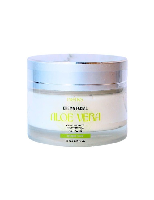 Crema facial recomendada para hidratar de día y noche Biotiks para piel mixta y grasa