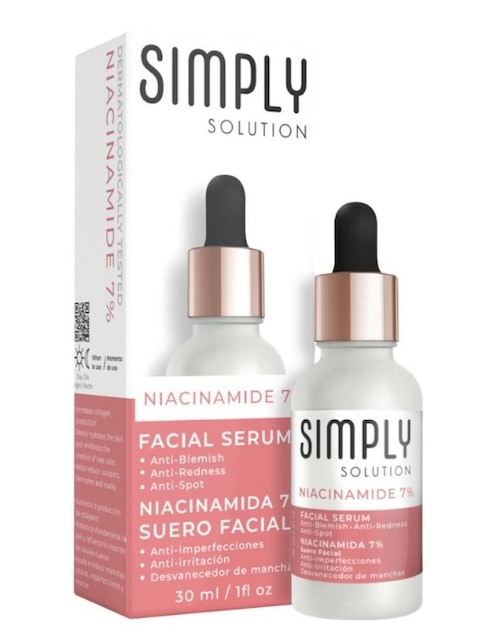 Sérum niacinamida Simply Solution Niacinamida 7% Simply Solution todo tipo piel
