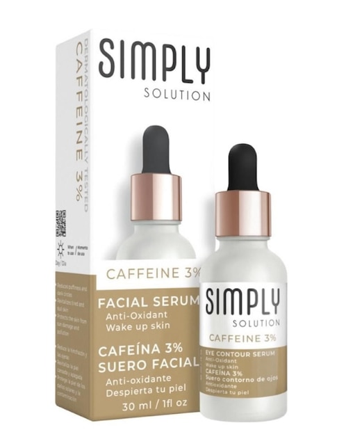 Sérum antioxidante Cafeina 3% Simply Solution todo tipo piel