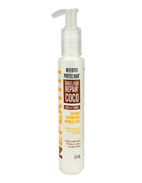Aceite para cabello teñido Bioelixir Repair Coco Nefertiti Protect Hair 90 ml