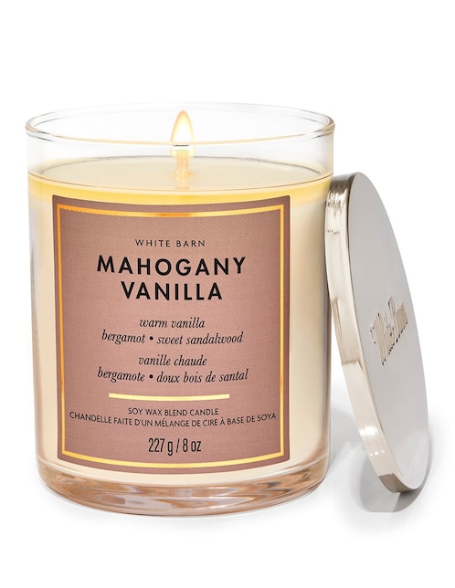 Vela aromática Bath & Body Works aroma amaderado