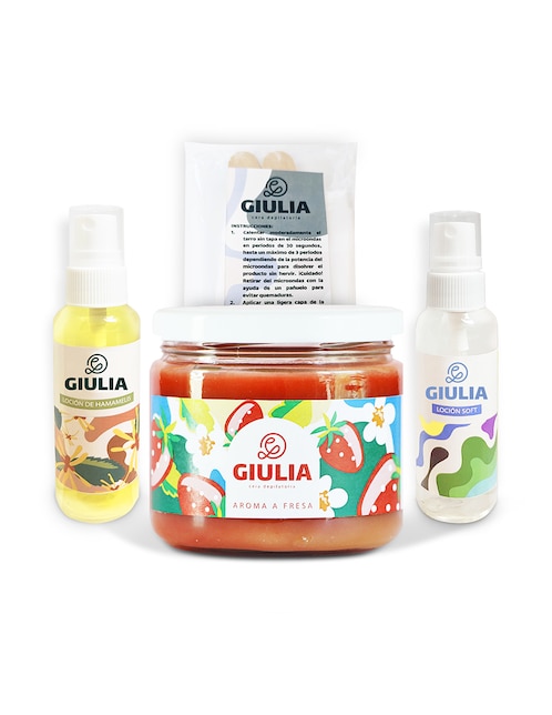Kit de cera para depilar Giulia