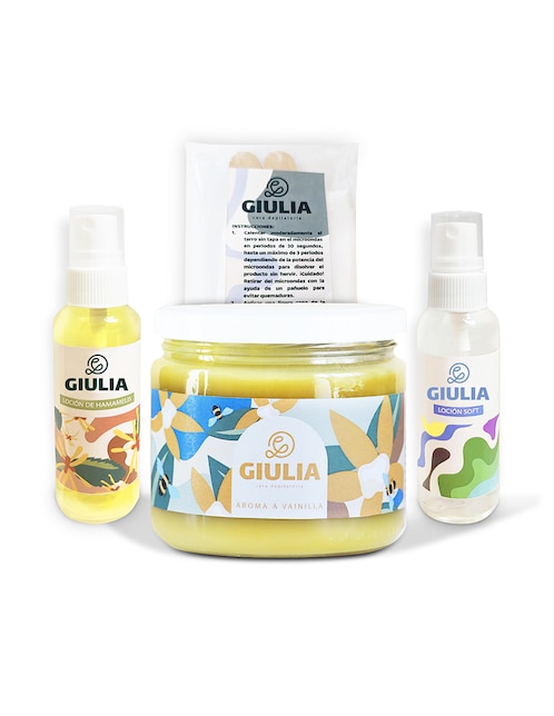 Kit de cera para depilar Giulia