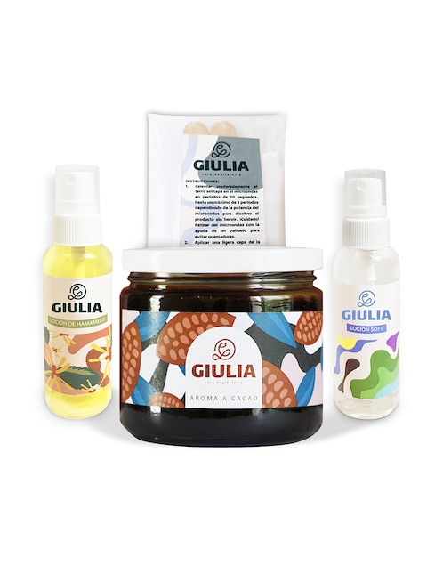 Kit de cera para depilar Giulia