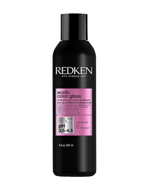 Tratamiento para capilar Activated Glass Gloss Treatment reparador Redken Acidic Color Gloss 1