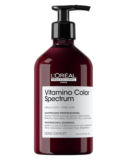 Shampoo protector de color para cabello Vitamino Color Spectrum 500 ml 1