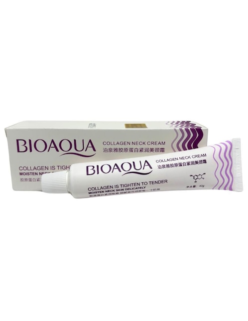 Crema para cuello y escote recomendada para reafirmar de día y noche Bioaqua para todo tipo piel