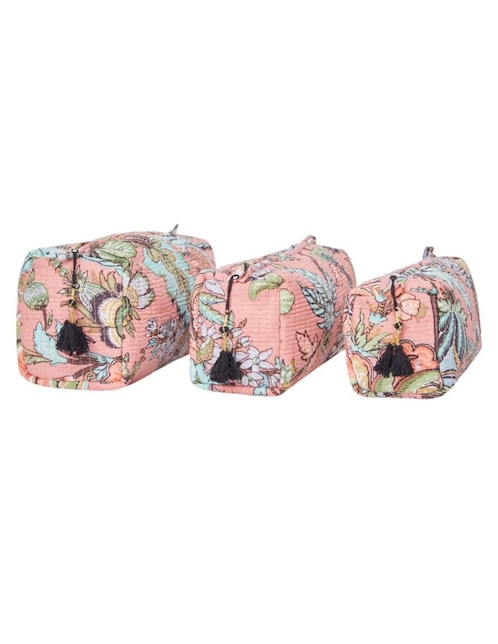 Set cosmetriquera 3 piezas para mujer Set cosmetriquera 3 piezas para mujer