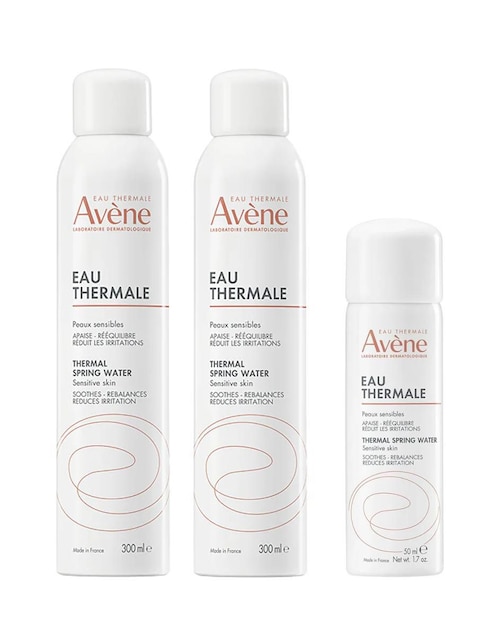 Set limpiador rostro y cuerpo Agua Termal Avene para calmar la piel
