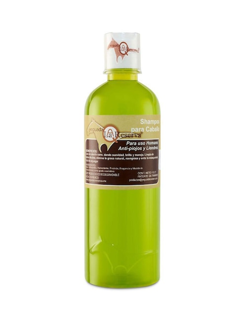 Shampoo para cabello antipiojo y liendres Yeguada La Reserva 500 ml