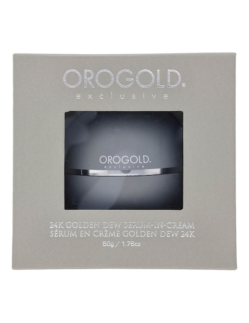 Crema facial recomendada para hidratar de día y noche Orogold 24k Golden Dew Serum cream orogold todo tipo piel