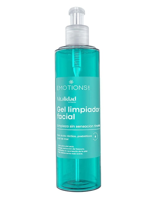 Gel limpiador facial Emotions Labs para desmaquillar