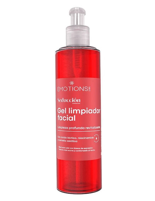Limpiador facial gel radiante con Niacinamida  Emotions Labs Seducción para desintoxicar