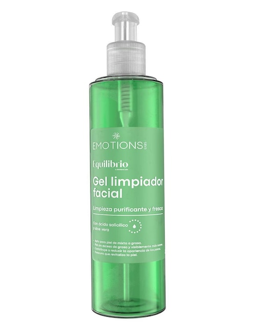 EMOTIONS LABS Gel limpiador facial equilibrio Emotions Labs para eliminar el brillo