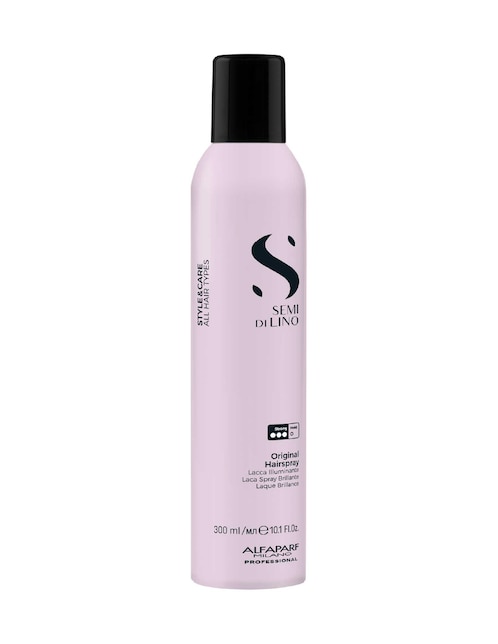 Spray para cabello todo tipo Original Hairspray con fijación fuerte Semi Di Lino Style&Care 300 ml