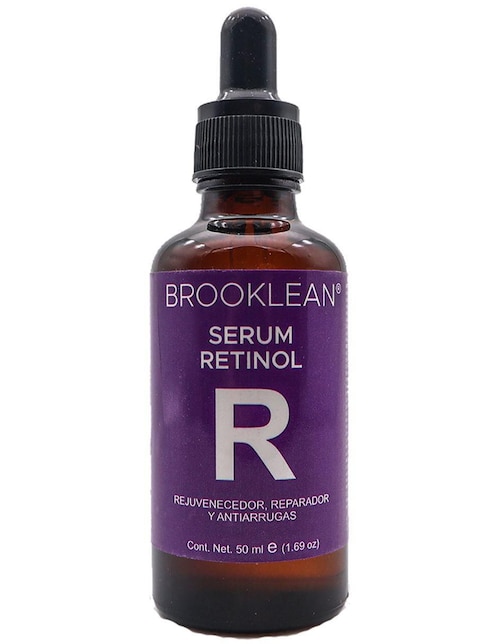 Sérum facialRetinol Regenerador Anti Arrugas Brooklean de todo tipo piel