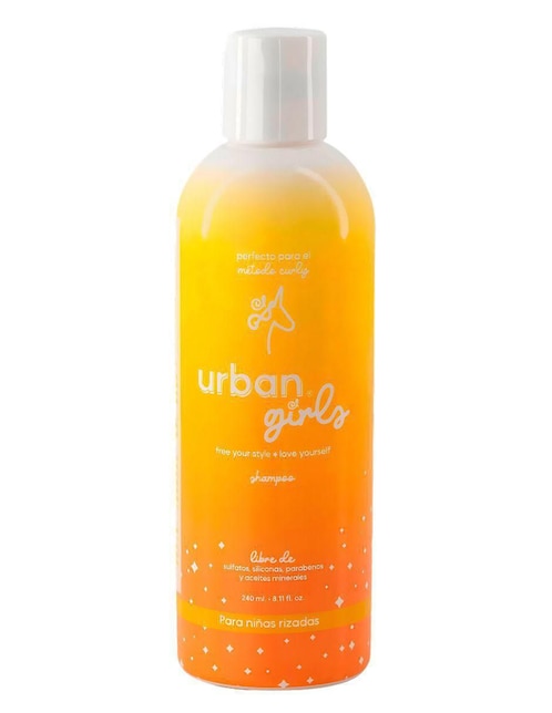 Shampoo para cabello rizado para niña Urban Curls 240 ml