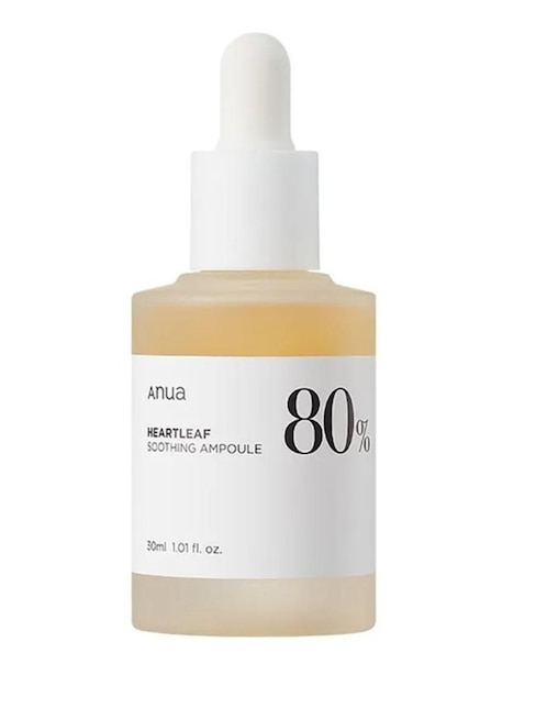 Sérum hidratante facial Heartleaf 80+ Moisture Soothing Ampoule Anua de todo tipo piel