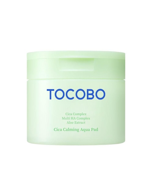Tónico facial en pads cica calming aqua pad toner Tocobo Cica complex