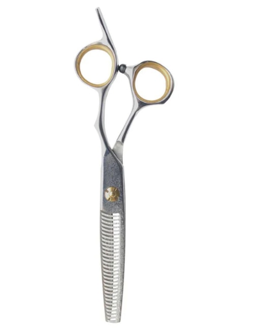 Imagen de producto Tijeras para peluquería Kokoro punta puntiaguda damasco 6