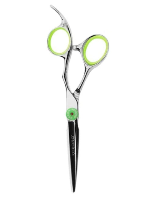 Imagen de producto Tijeras para peluquería Kokoro punta puntiaguda green 5.5