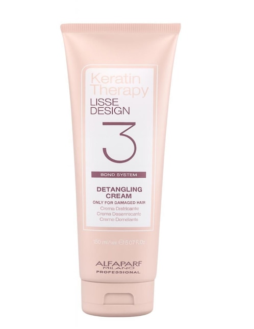 Imagen de producto Crema Detangling cream keratin therapy Alfaparf para fortalecimiento