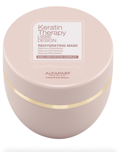 Imagen de producto Mascarilla para cabello Rehydrating Mask Lisse therapy para protección Alfaparf 200 ml